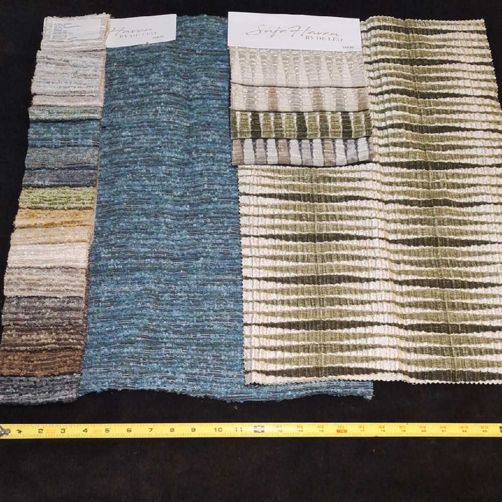 Safe Have Multicolored Textured Fabric Swatches F.1